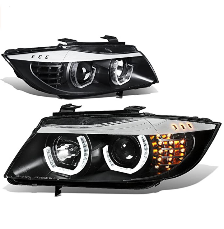 3D Halo LED Crystal Headlights - BMW E90